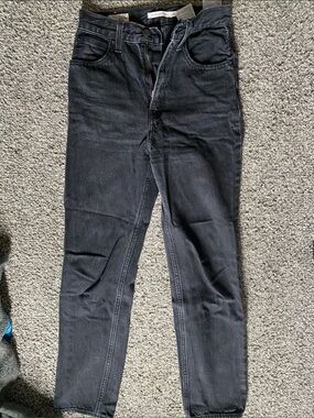 Levi's Straight Leg Jeans in Black